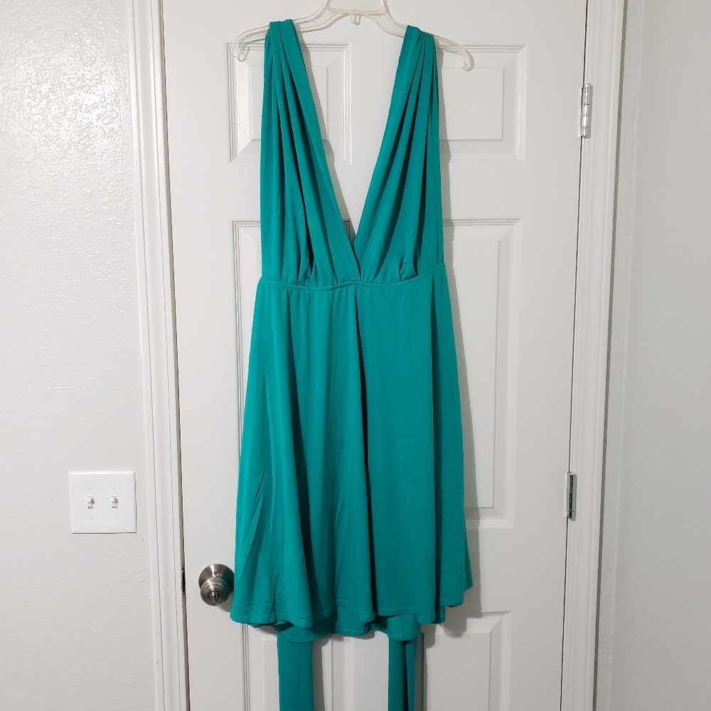 Mossimo Green Infinity Dress Size XXL